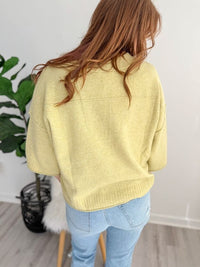 Lemon Drop Short Sleeve Sweater