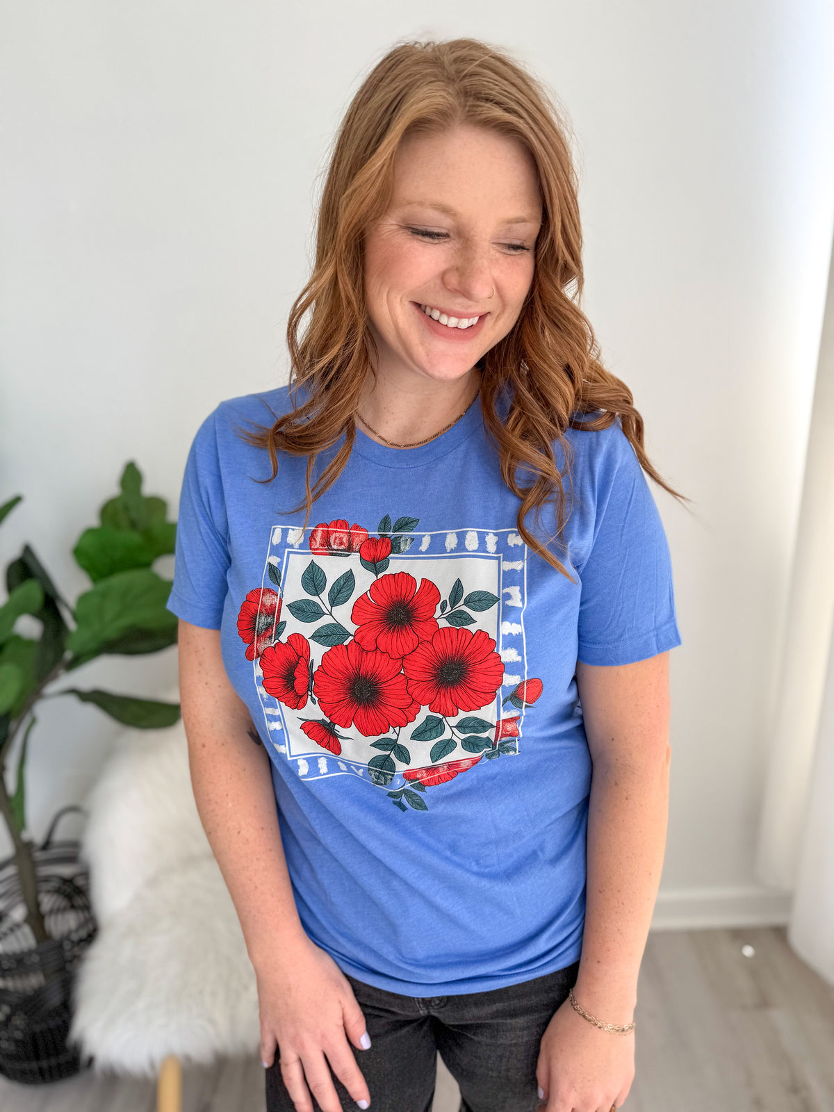 Poppy Bloom Graphic Tee