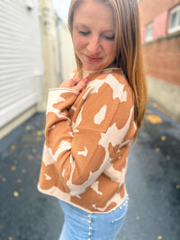 Latte Floral Sweater