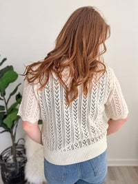 Vanilla Breeze Knit Top
