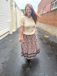 Wandering Floral Skirt