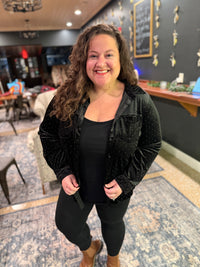 Black Velvet Starlight Top - Plus Only -NC