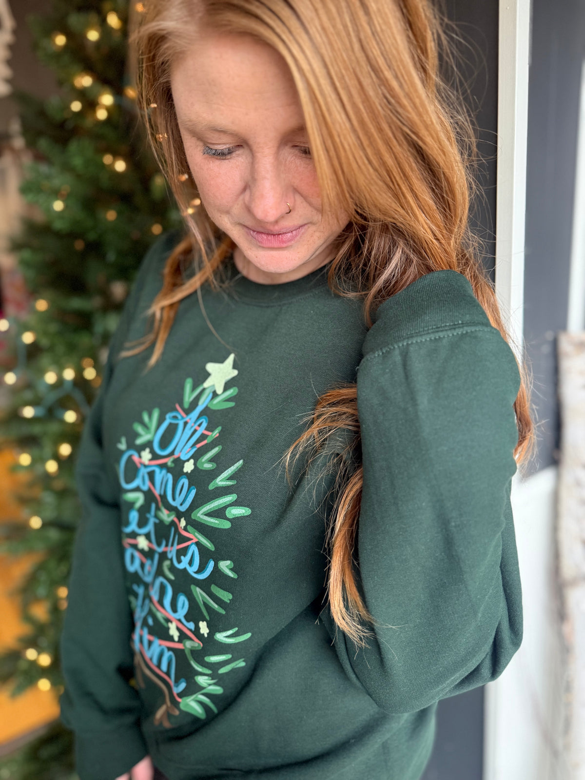 Come Let Us Adore Him Sweatshirt