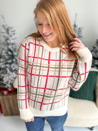 Christmas Plaid Sweater
