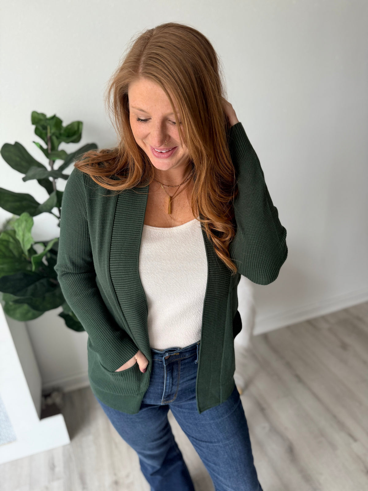 Classic Cardigan - Forest