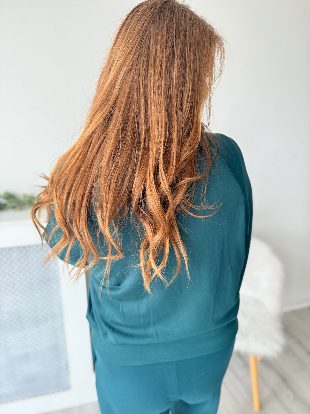 Deep Green Long Sleeve Scuba Pullover