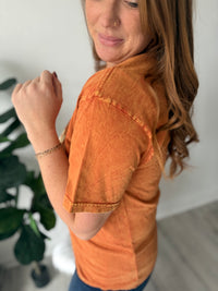 Game Day Pennant Tee - Orange