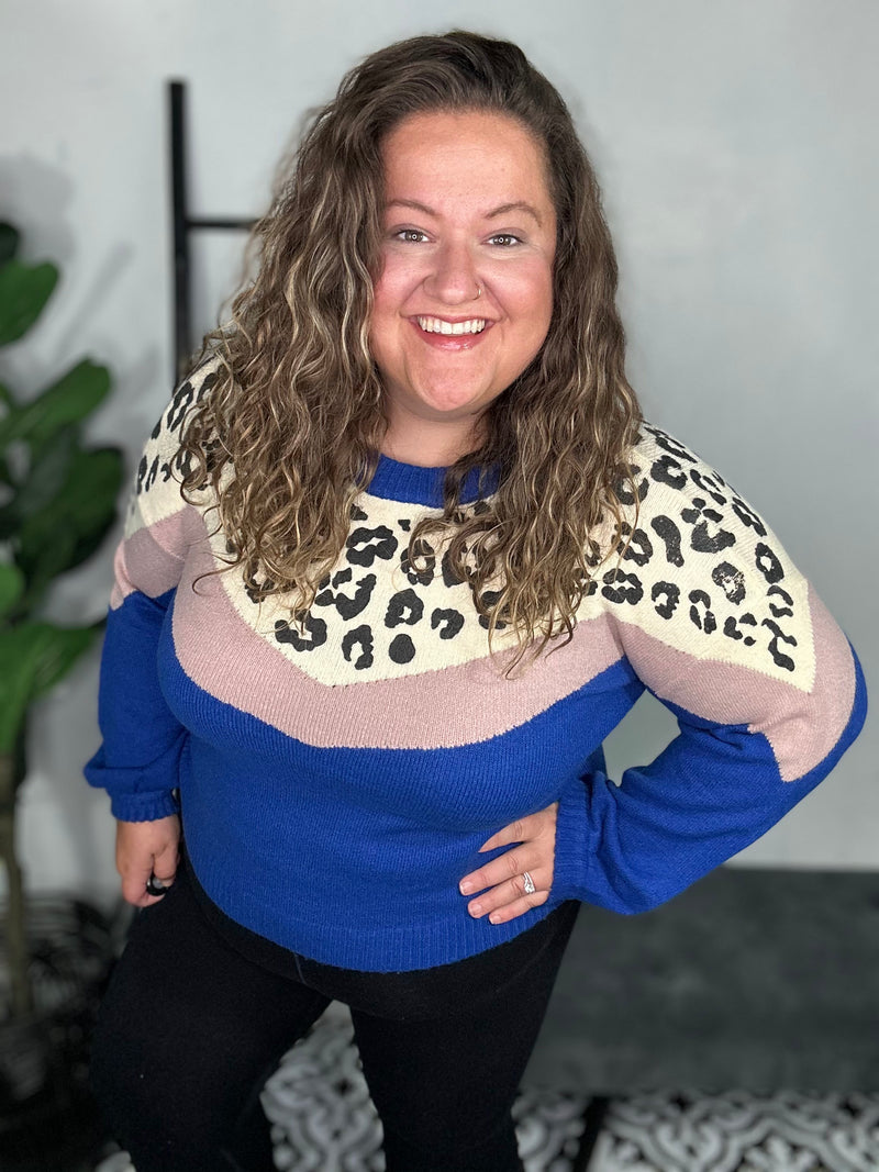 Chic In Leopard Sweater