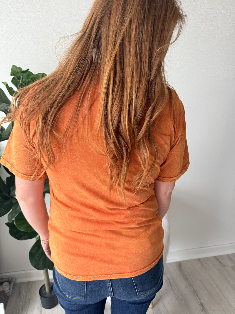 Game Day Pennant Tee - Orange