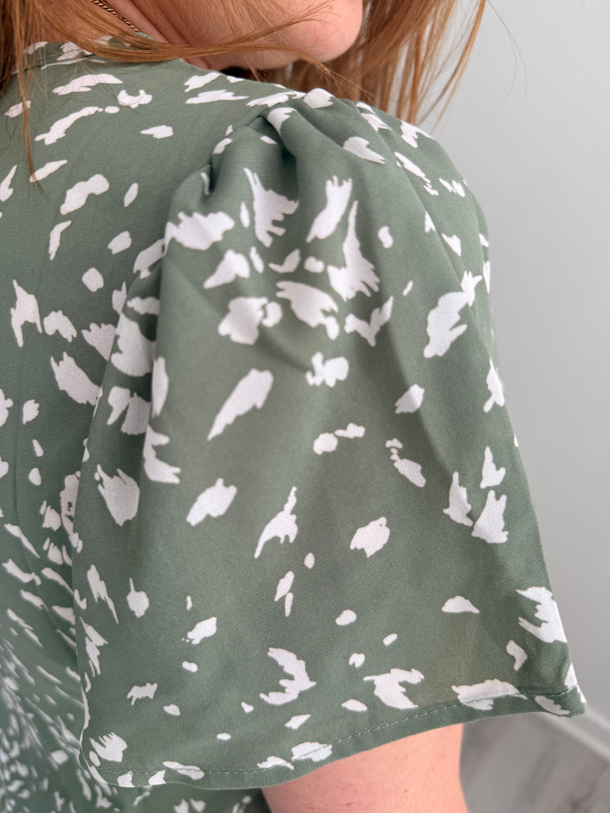 Sage Petal Top