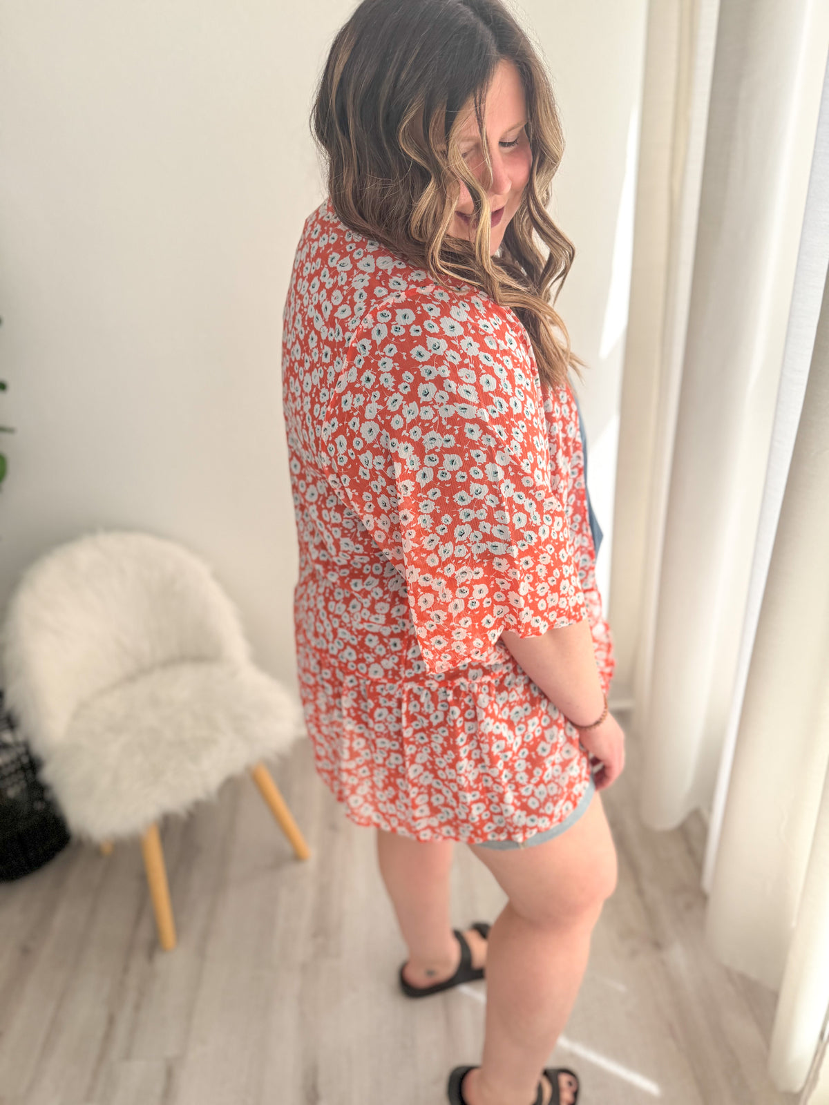 Coral Bloom Cover-Up