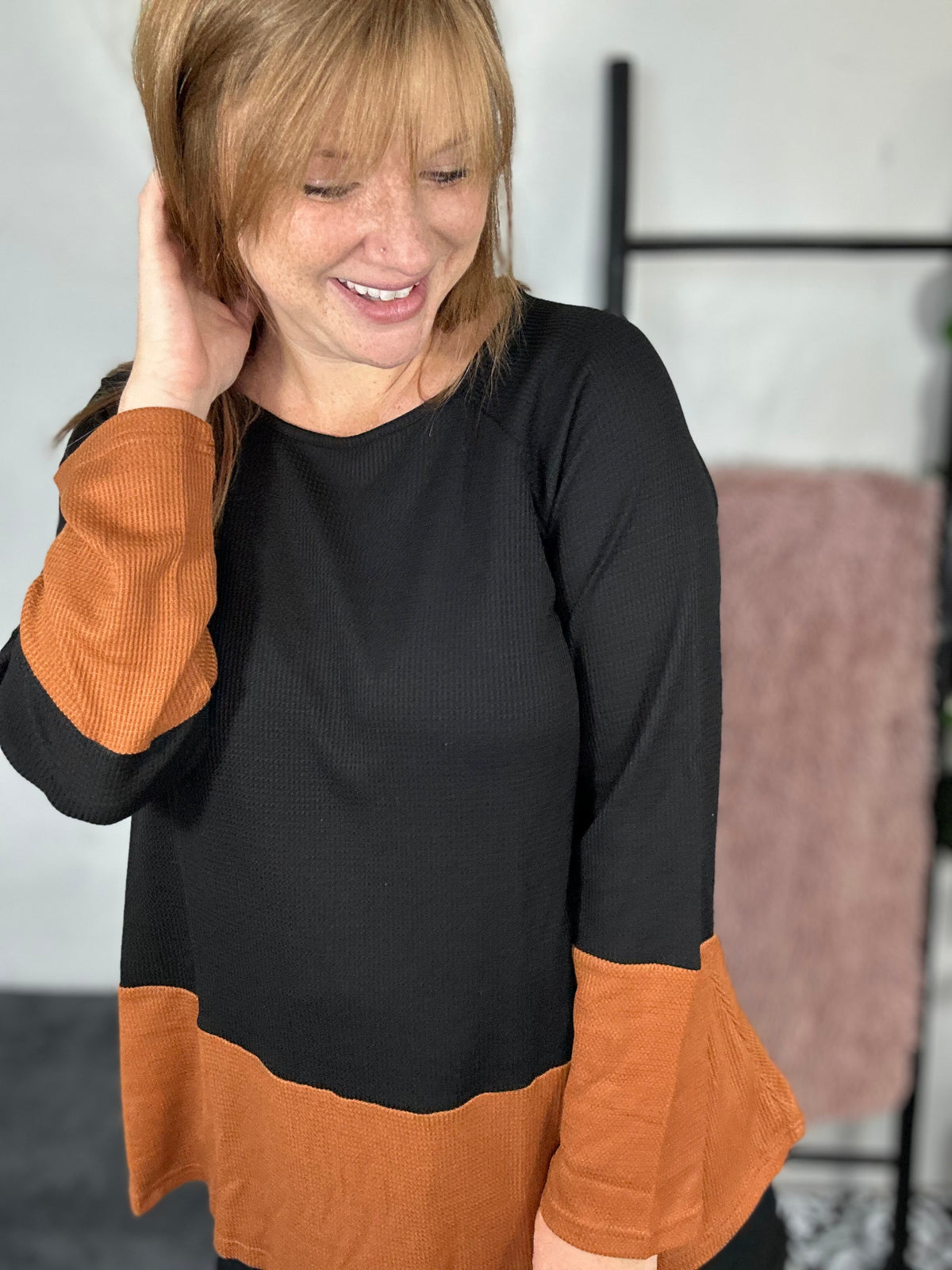 Better Together Orange Tunic Top