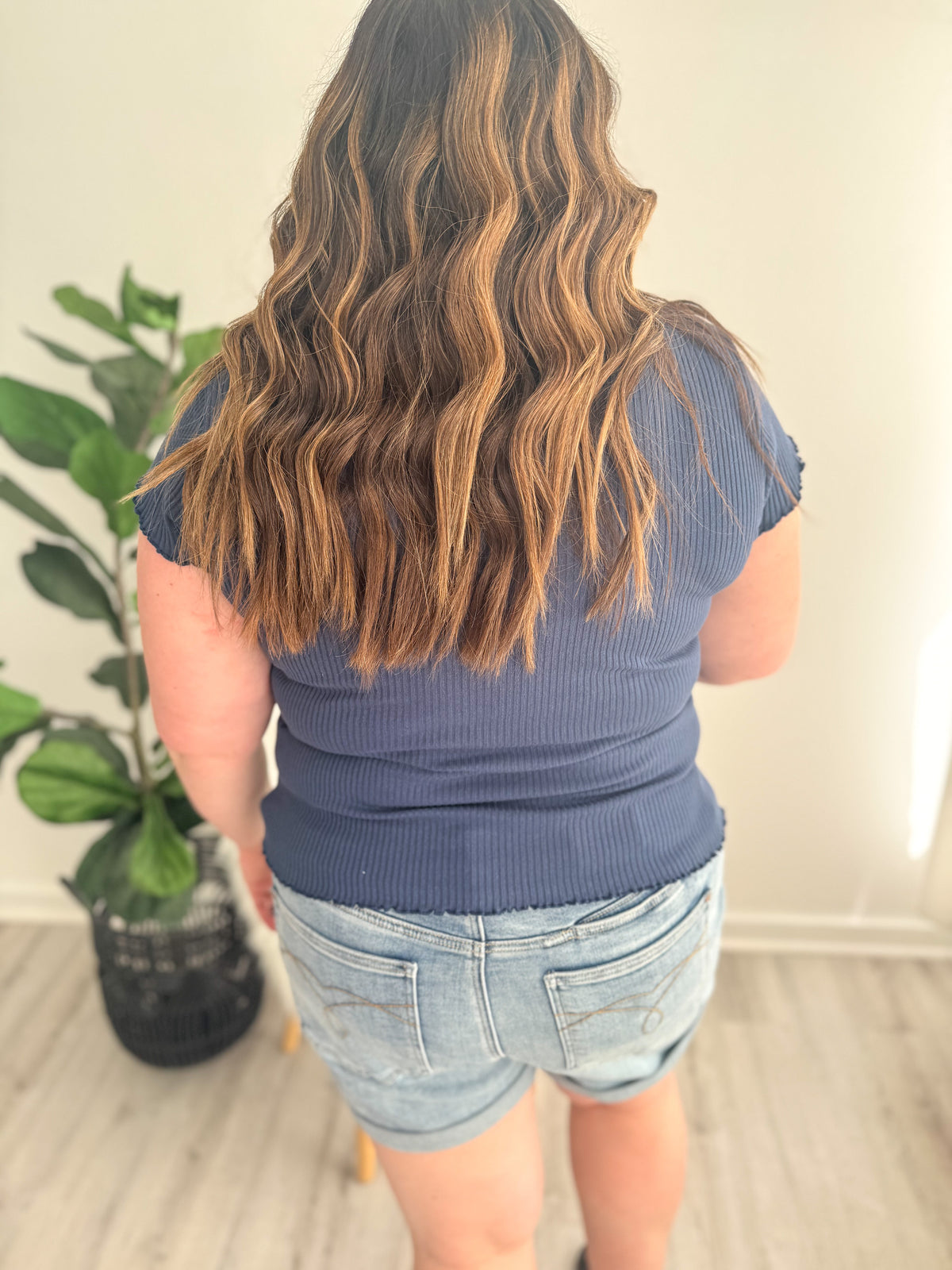 Navy Darling Top
