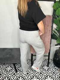 Gray Drawstring Cozy Joggers