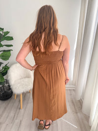 Mocha Muse Midi Dress