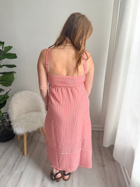 Sundown Stripe Midi Dress