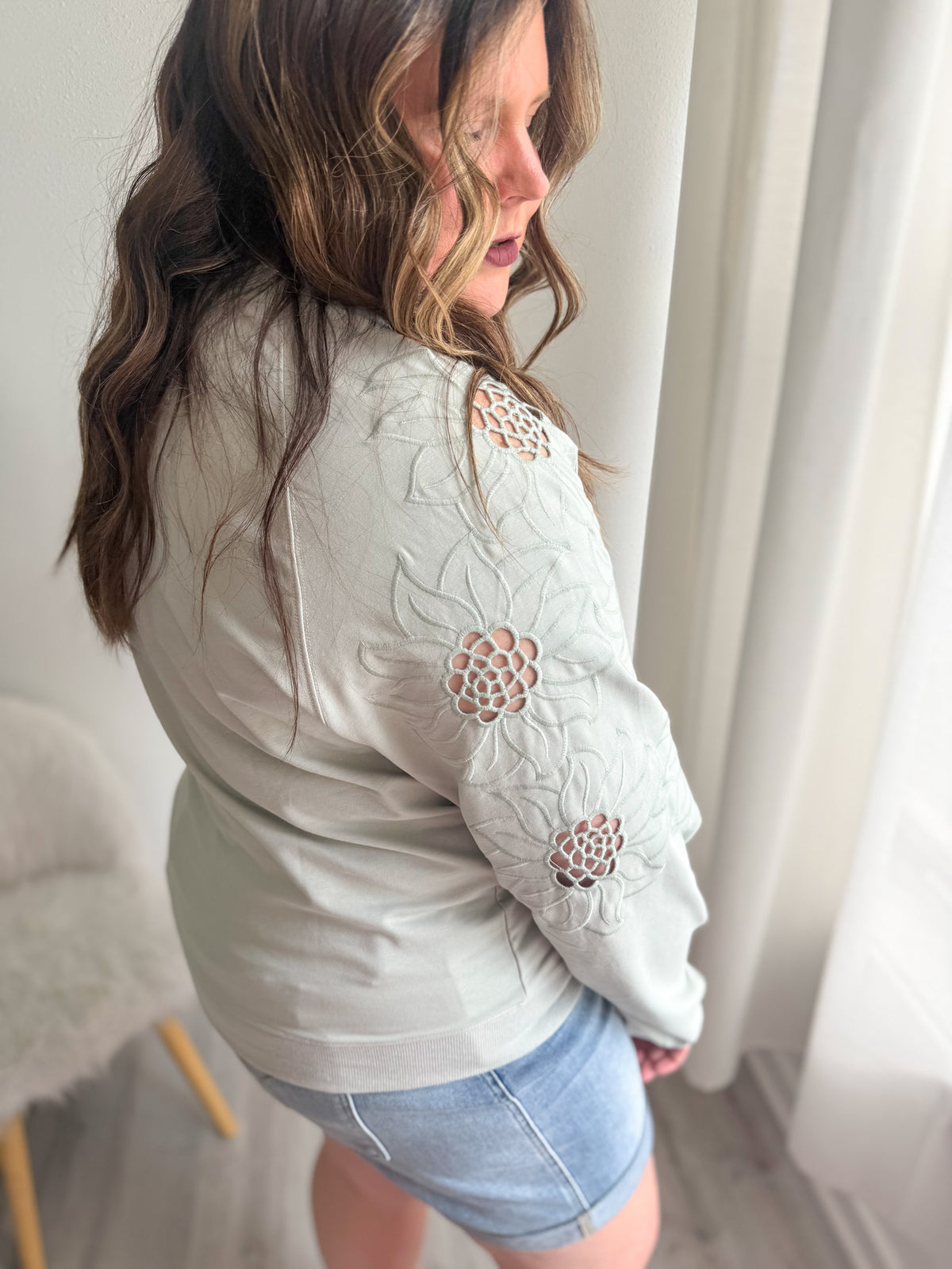 Luna Bloom Long Sleeve Top