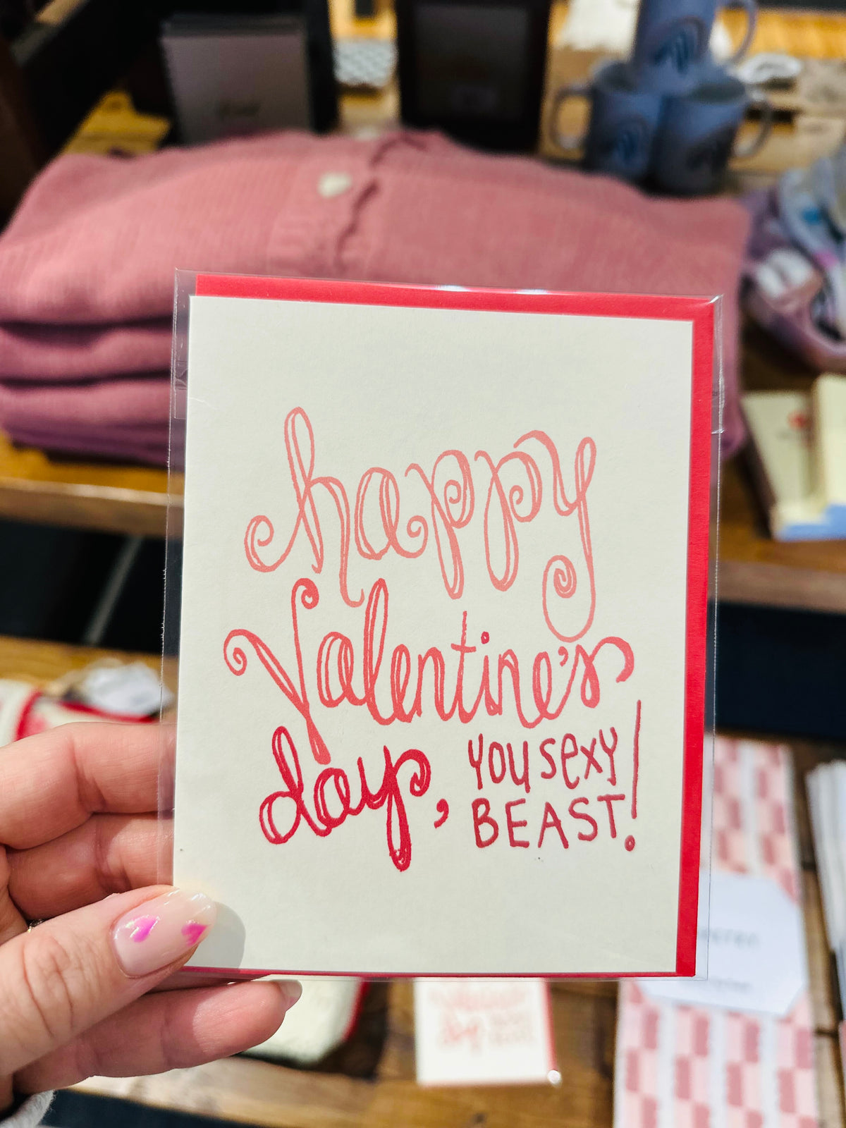 Sexy Beast Valentine Card