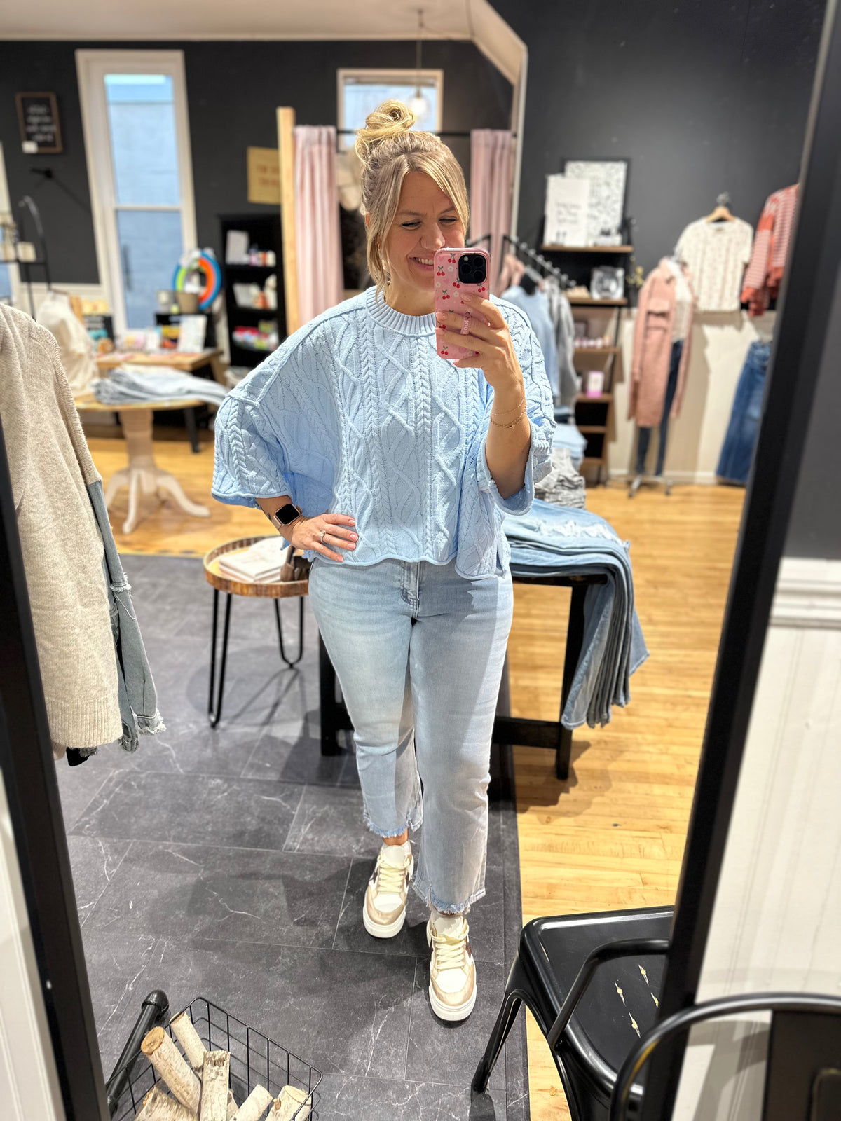 Robin Cable Knit Drape Sweater - NC