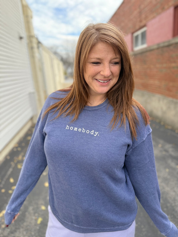 Homebody Mineral Washed Crewneck