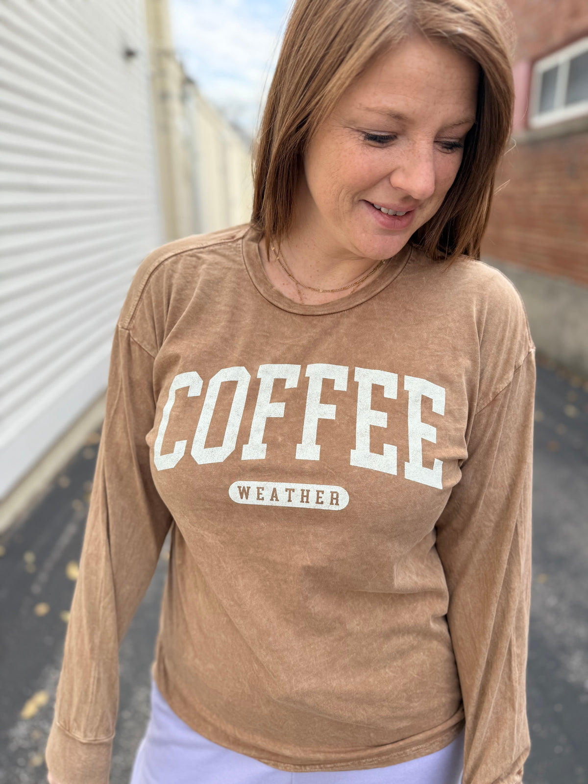 Coffee Weather Mineral Washed Long Sleeve