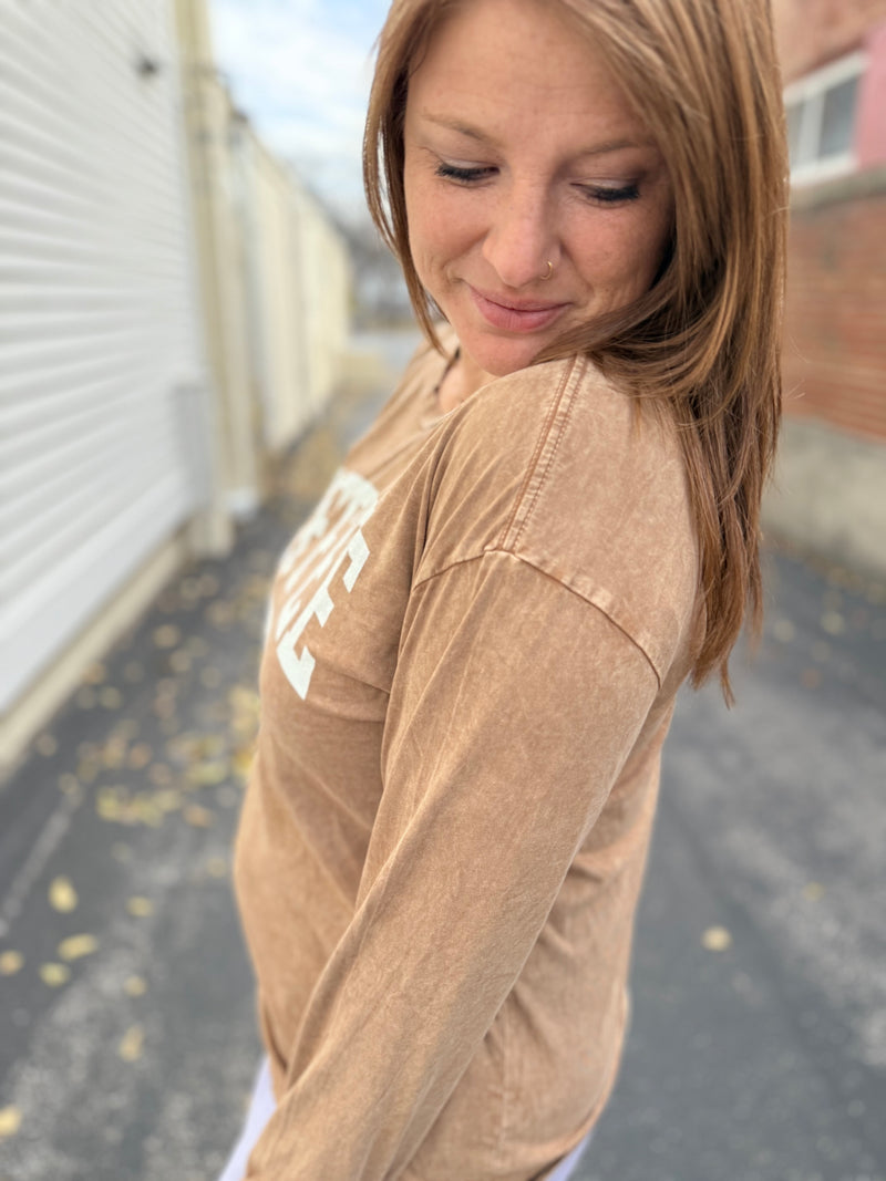Coffee Weather Mineral Washed Long Sleeve