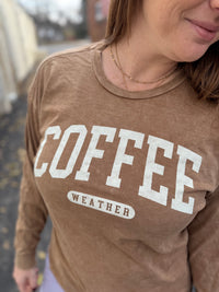 Coffee Weather Mineral Washed Long Sleeve