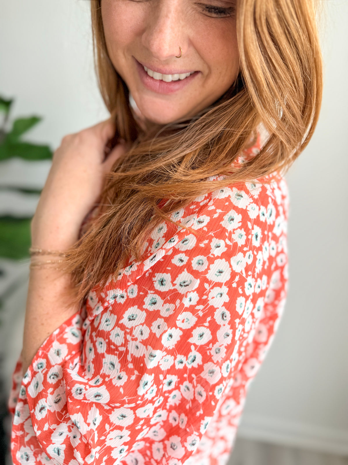 Coral Bloom Cover-Up