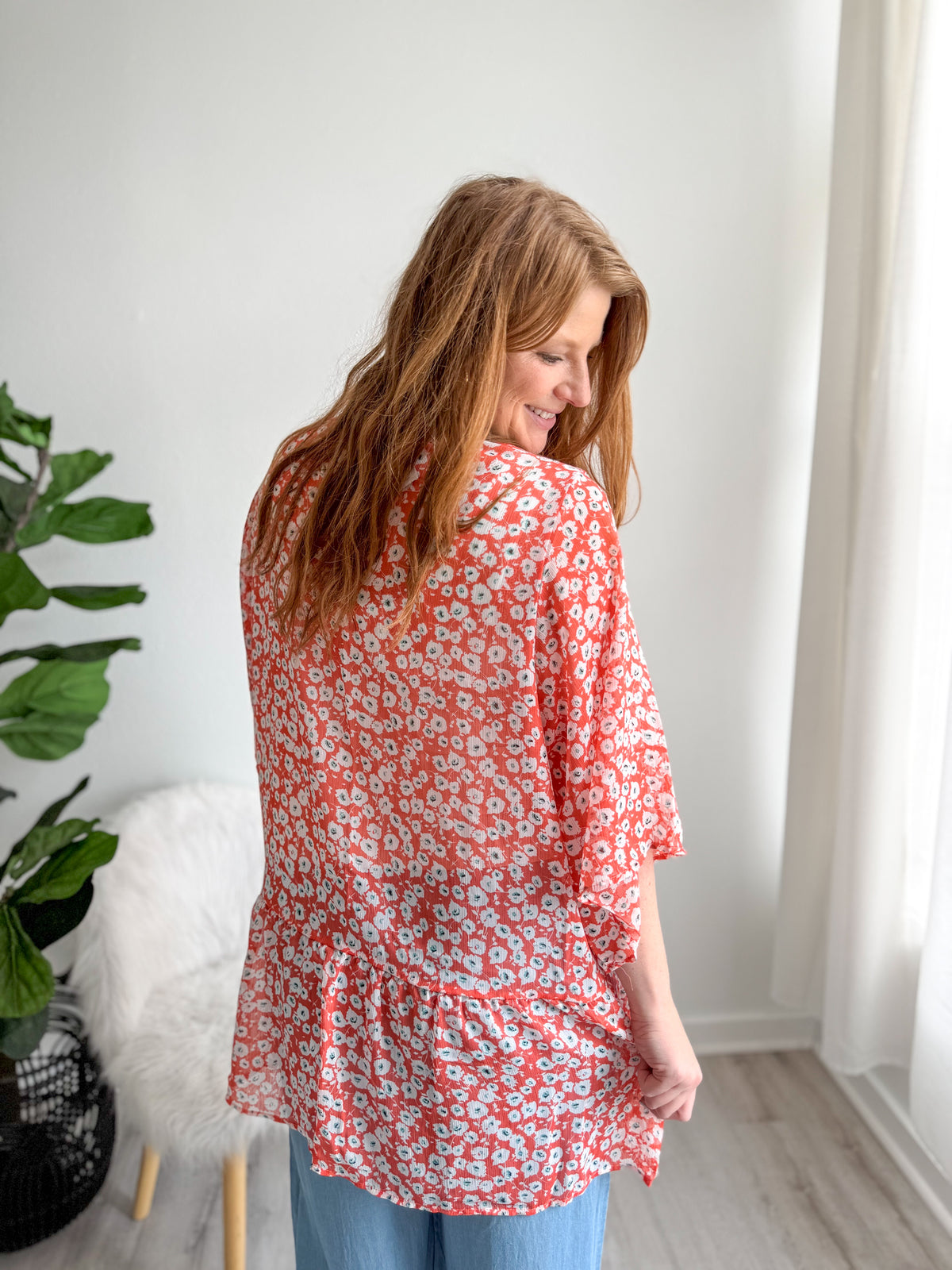 Coral Bloom Cover-Up