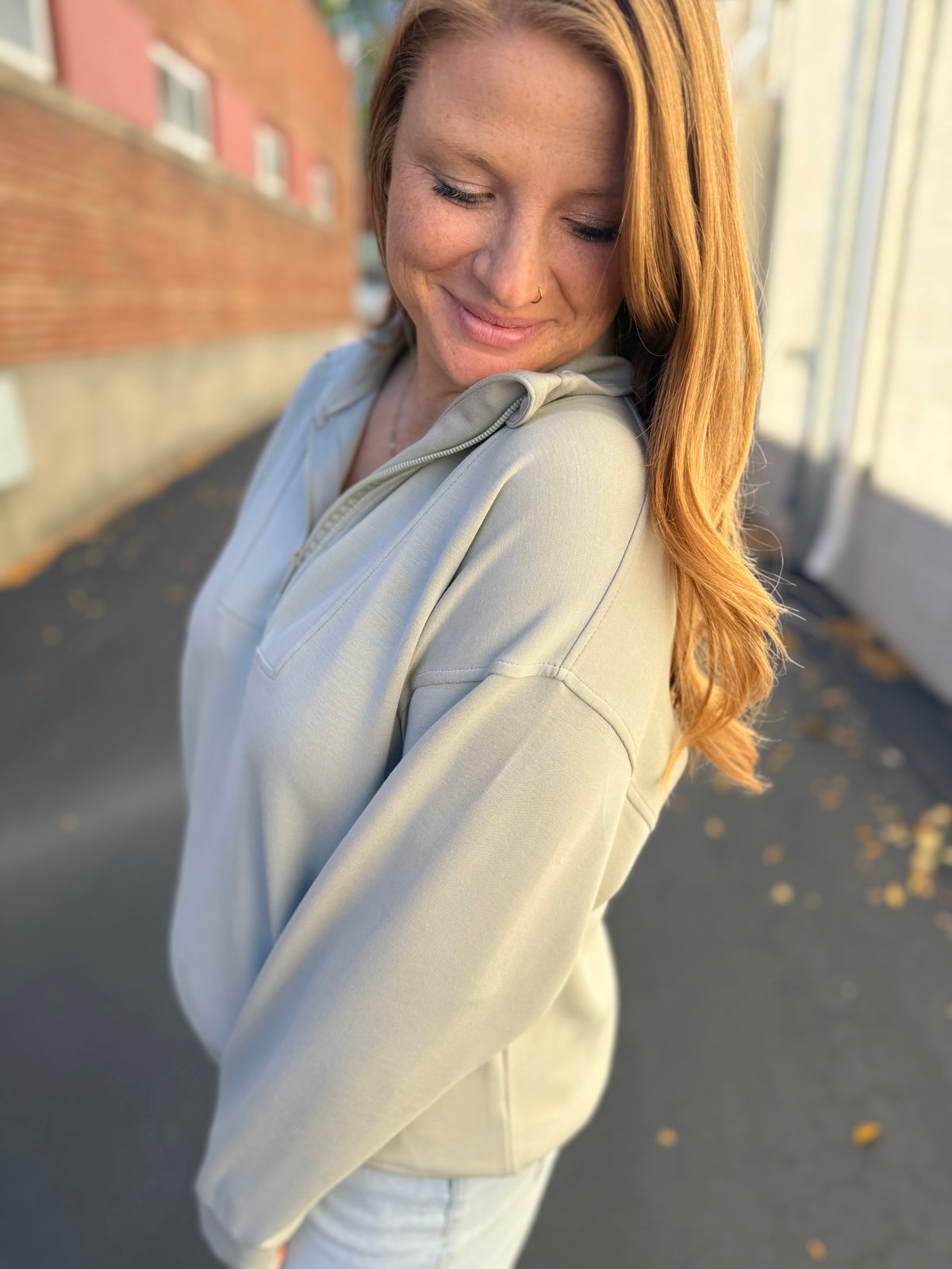 Sage Simple Comfort Quarter Zip
