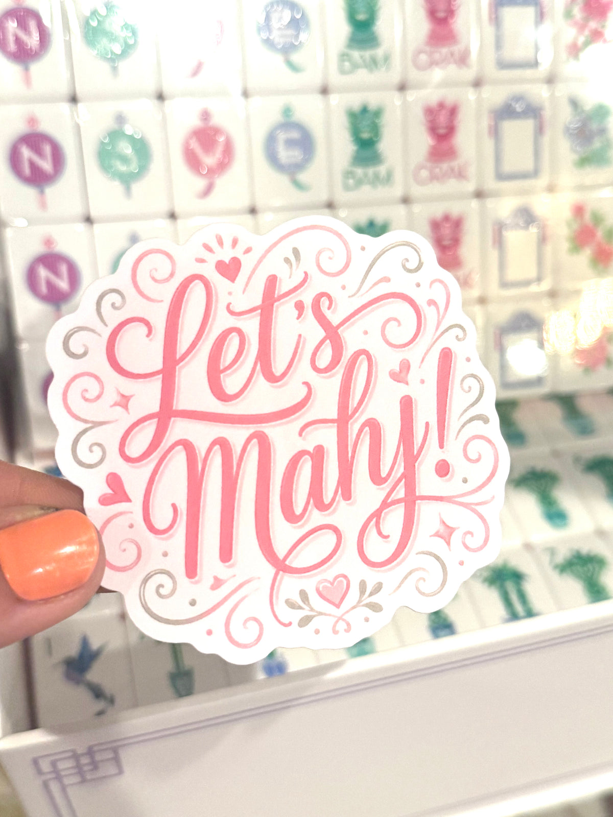 Let's Mahj! Sticker