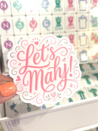 Let's Mahj! Sticker