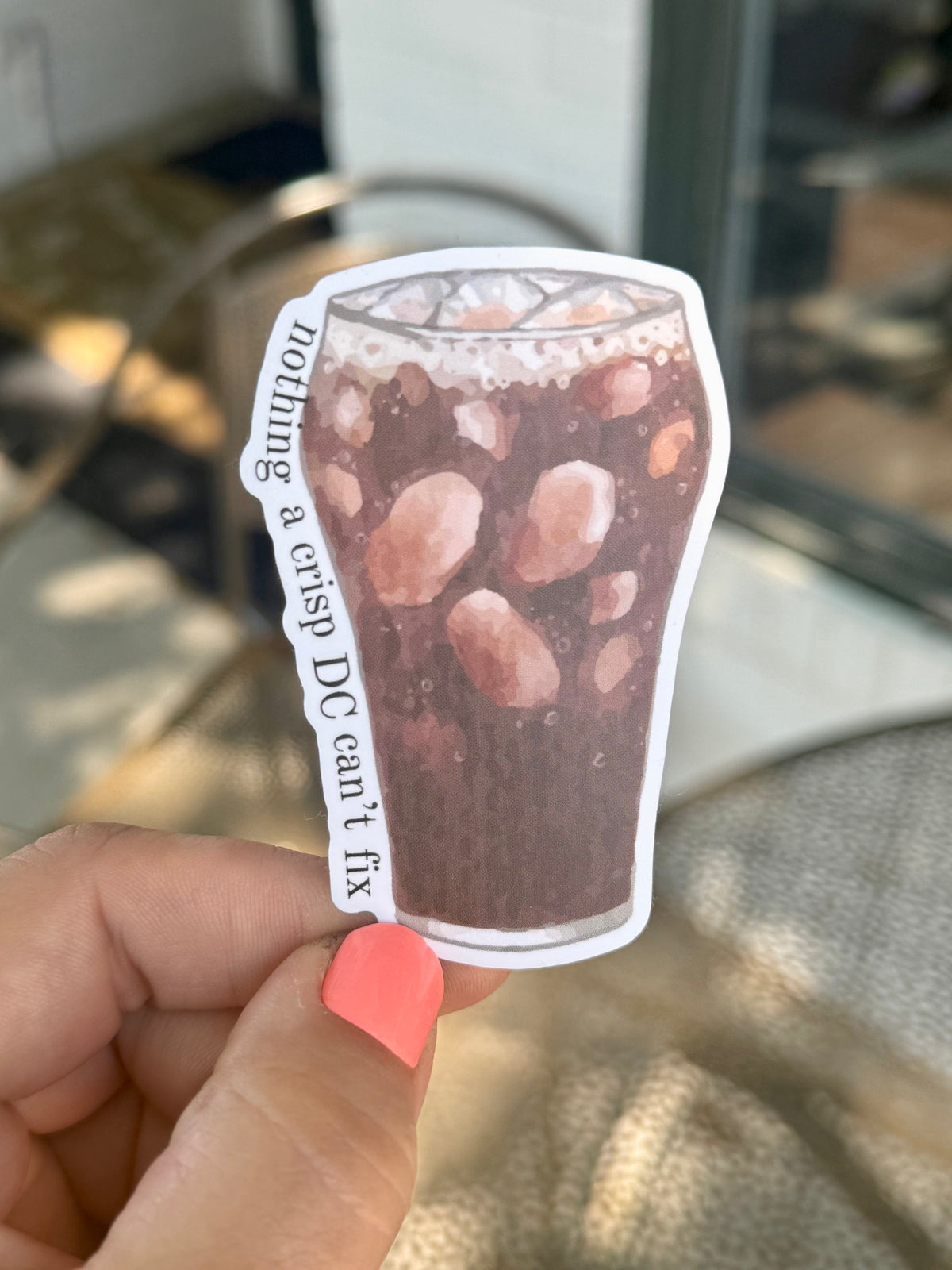 Nothing a Crisp DC Can't Fix Sticker