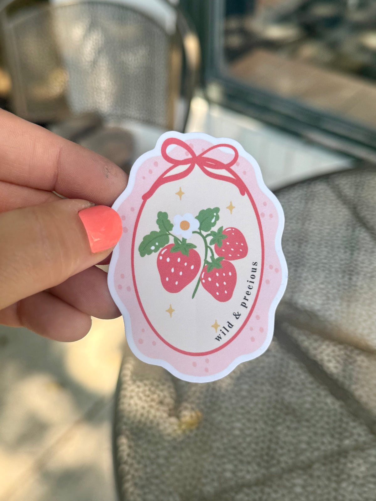 Strawberry W&P Sticker