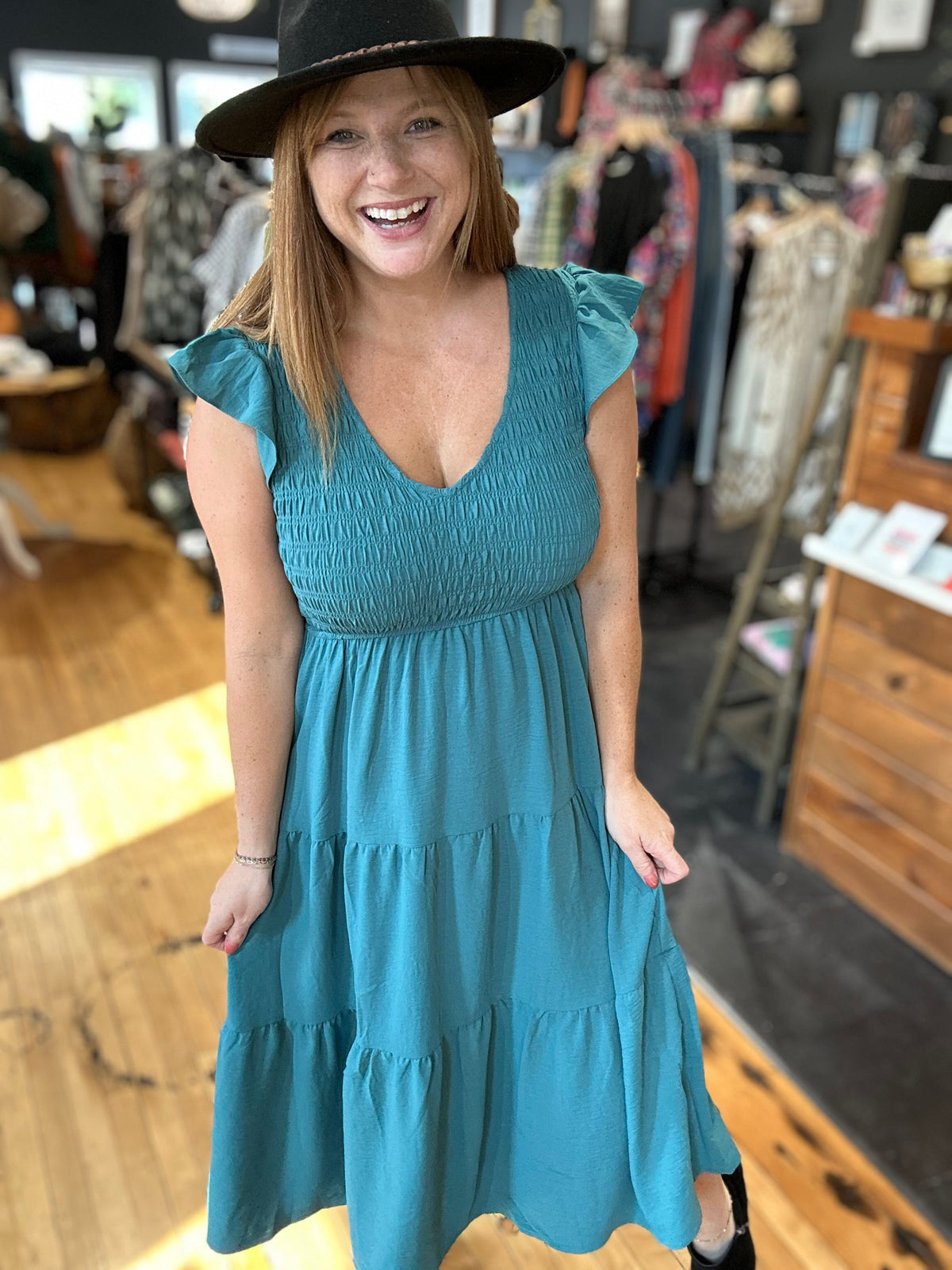 Lily Teal Dress