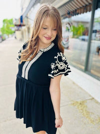 Scarlett Detailed Linen Dress