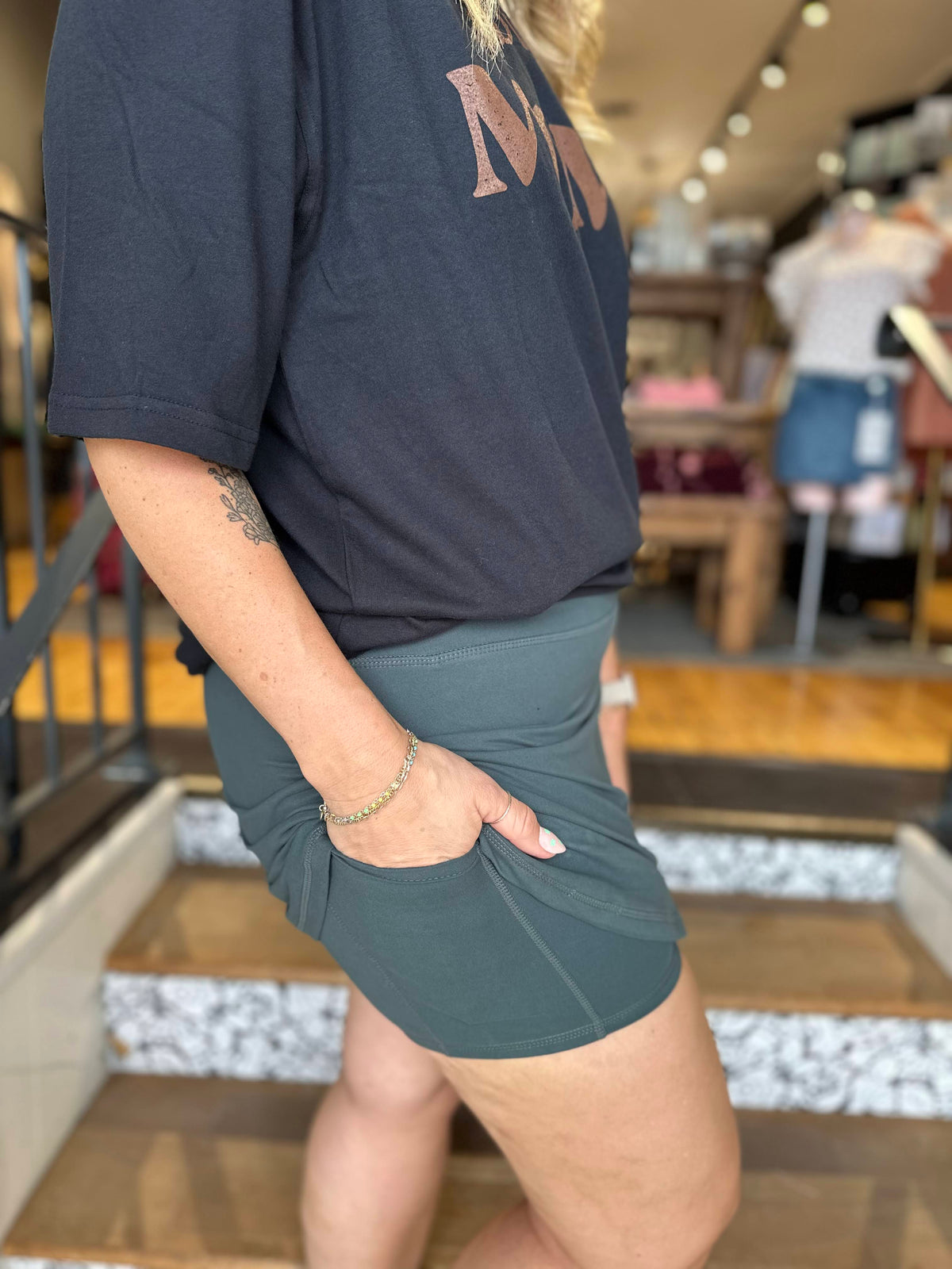 Evergreen Butter Skort