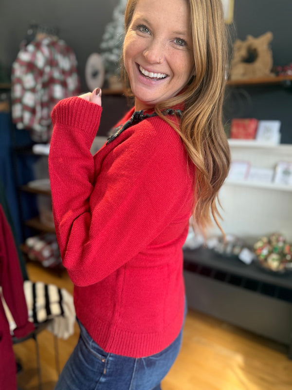 Merry Plaid Sweater