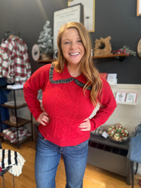 Merry Plaid Sweater