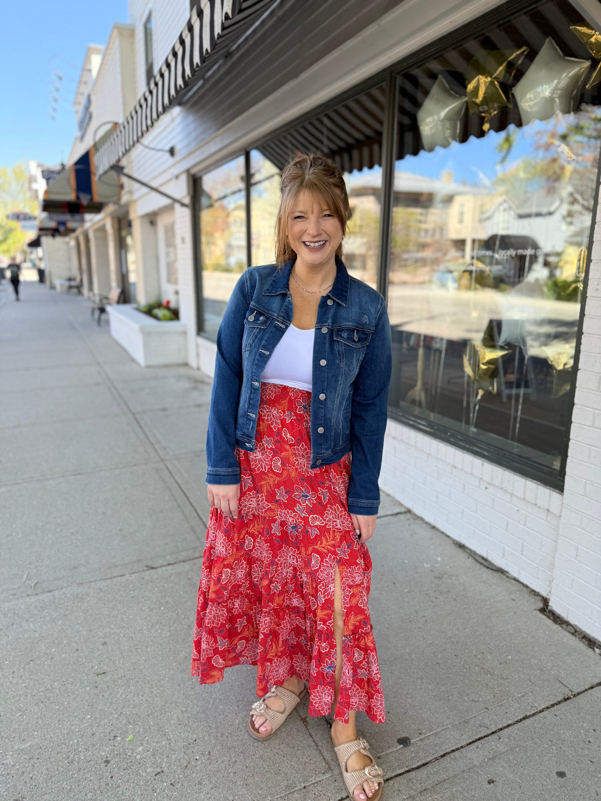 Cherry Blossom Maxi Skirt