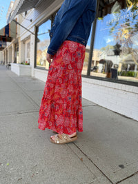 Cherry Blossom Maxi Skirt