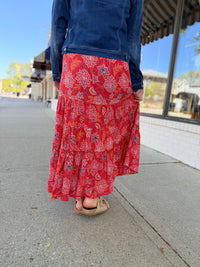 Cherry Blossom Maxi Skirt