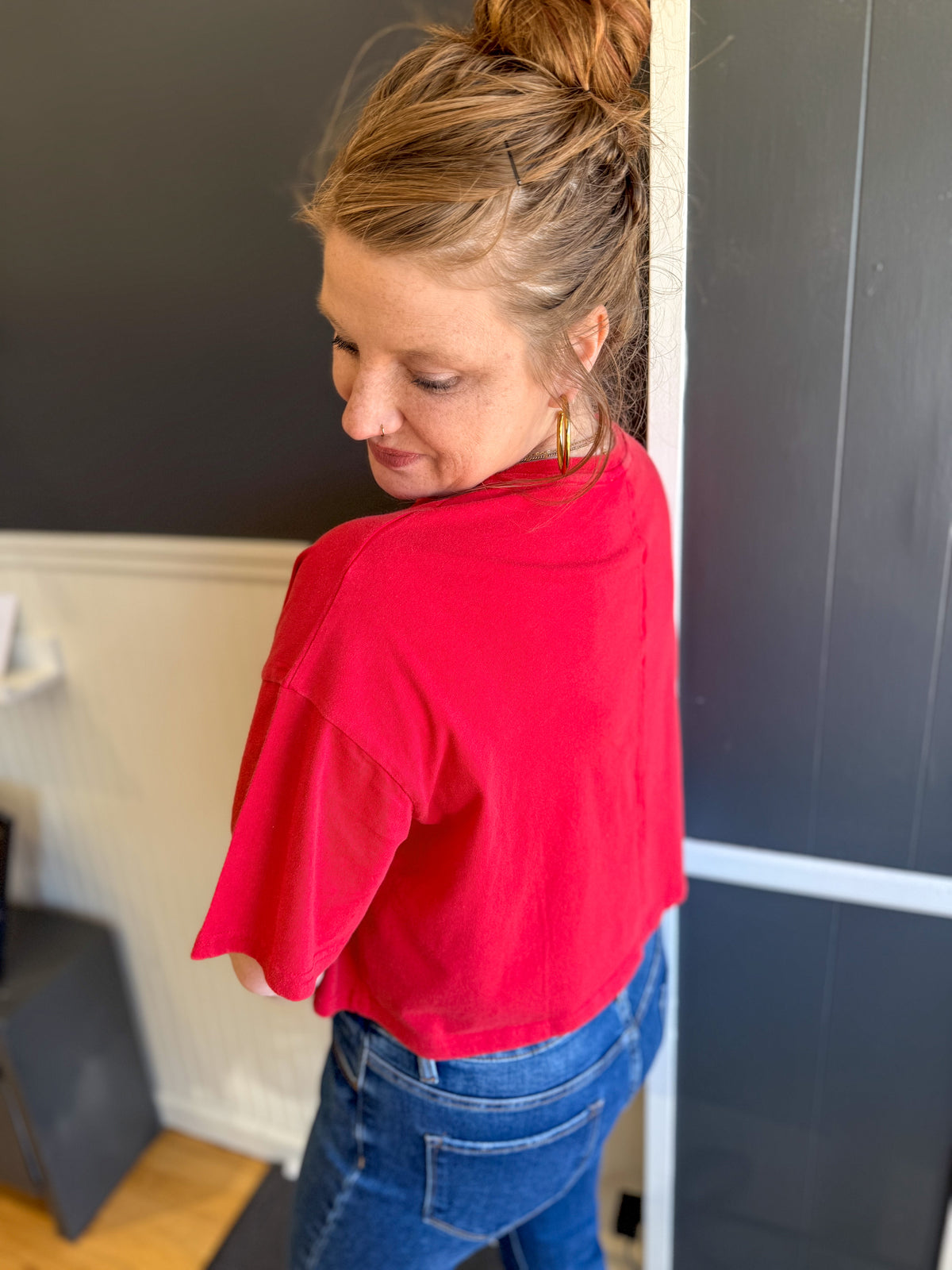 Firecracker Denim Star Top