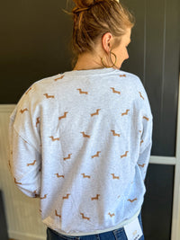 Wiener Dog Crewneck Sweatshirt