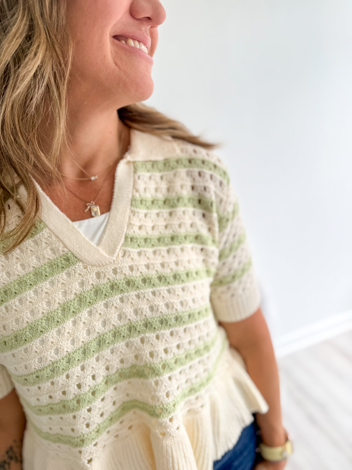 Juniper Stripe Knit Top