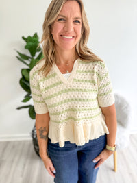 Juniper Stripe Knit Top