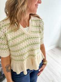 Juniper Stripe Knit Top