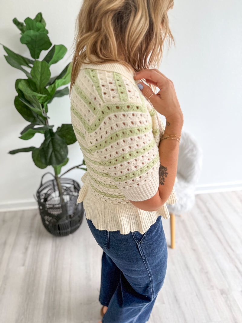 Juniper Stripe Knit Top