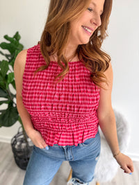 Rosey Picnic Top