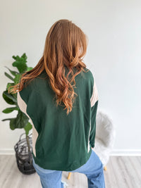 Evergreen Two Toned Quarter Zip